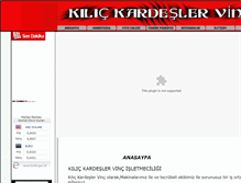 Tablet Screenshot of kilickardeslervinc.com